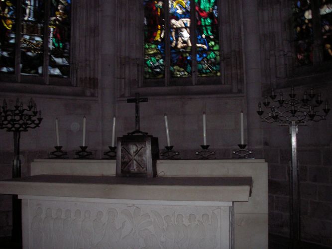 Les candélabres avant restauration